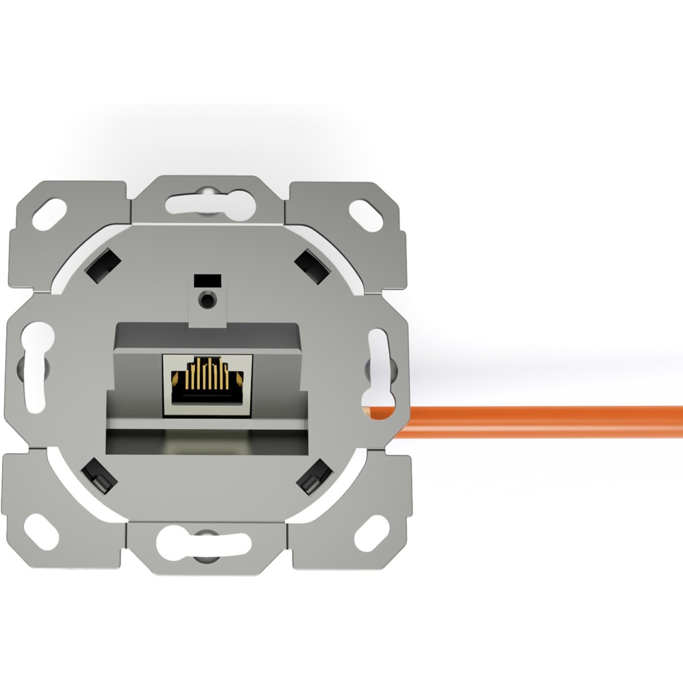 DIGITUS CAT 6A Shielded Network Outlet - N/A - White, 1xRJ45 — Buy in Cyprus with Fast Delivery