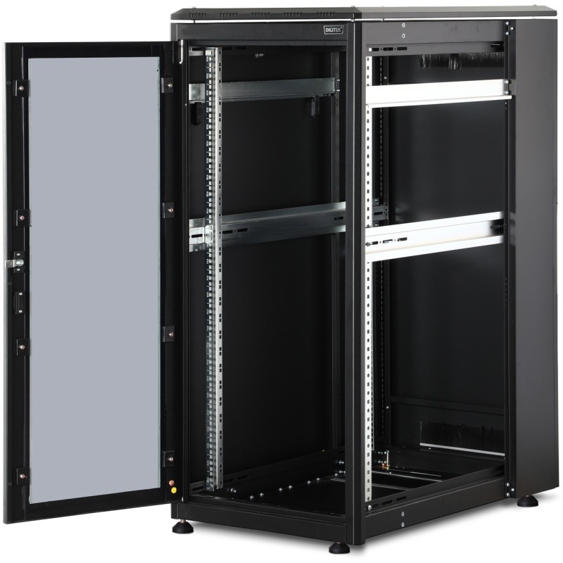 Buy DIGITUS Unique 26U Network Cabinet 1342x600x1000mm Black - Freestanding, 800 kg in Cyprus, Nicosia, Limassol, Larnaka, Pafos