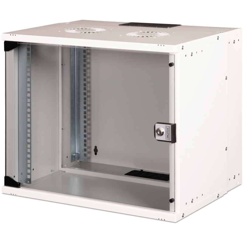 Buy Digitus Wall-Mount Enclosure - SOHO PRO - Grey, 9U, 460x540x400 mm in Cyprus, Nicosia, Limassol, Larnaka, Pafos