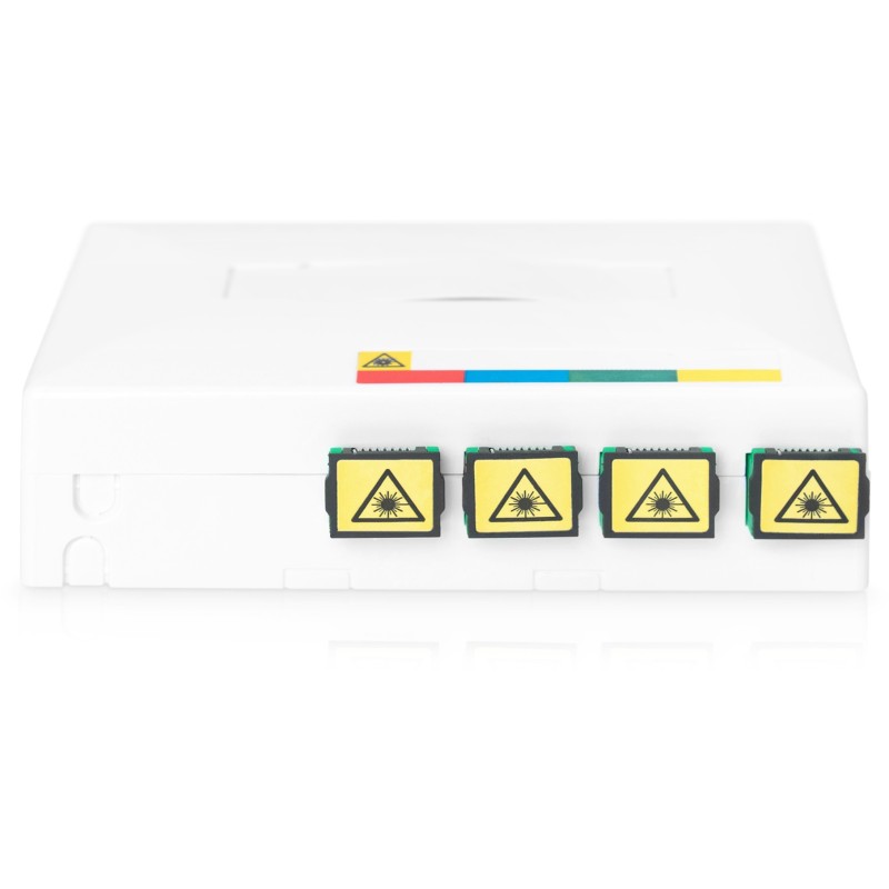 Buy DIGITUS FTTX Enclosure for 4 SC/SX Couplers - White, IP45, Wall-Mountable in Cyprus, Nicosia, Limassol, Larnaka, Pafos