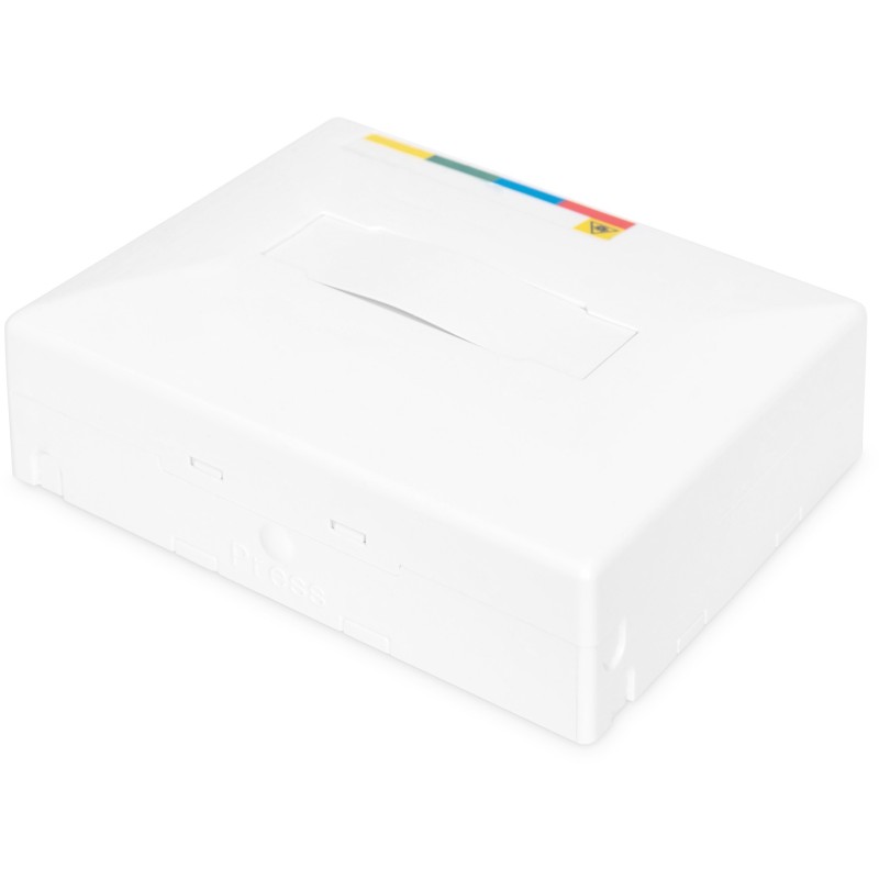 Buy DIGITUS FTTX Enclosure for 4 SC/SX Couplers - White, IP45, Wall-Mountable in Cyprus, Nicosia, Limassol, Larnaka, Pafos
