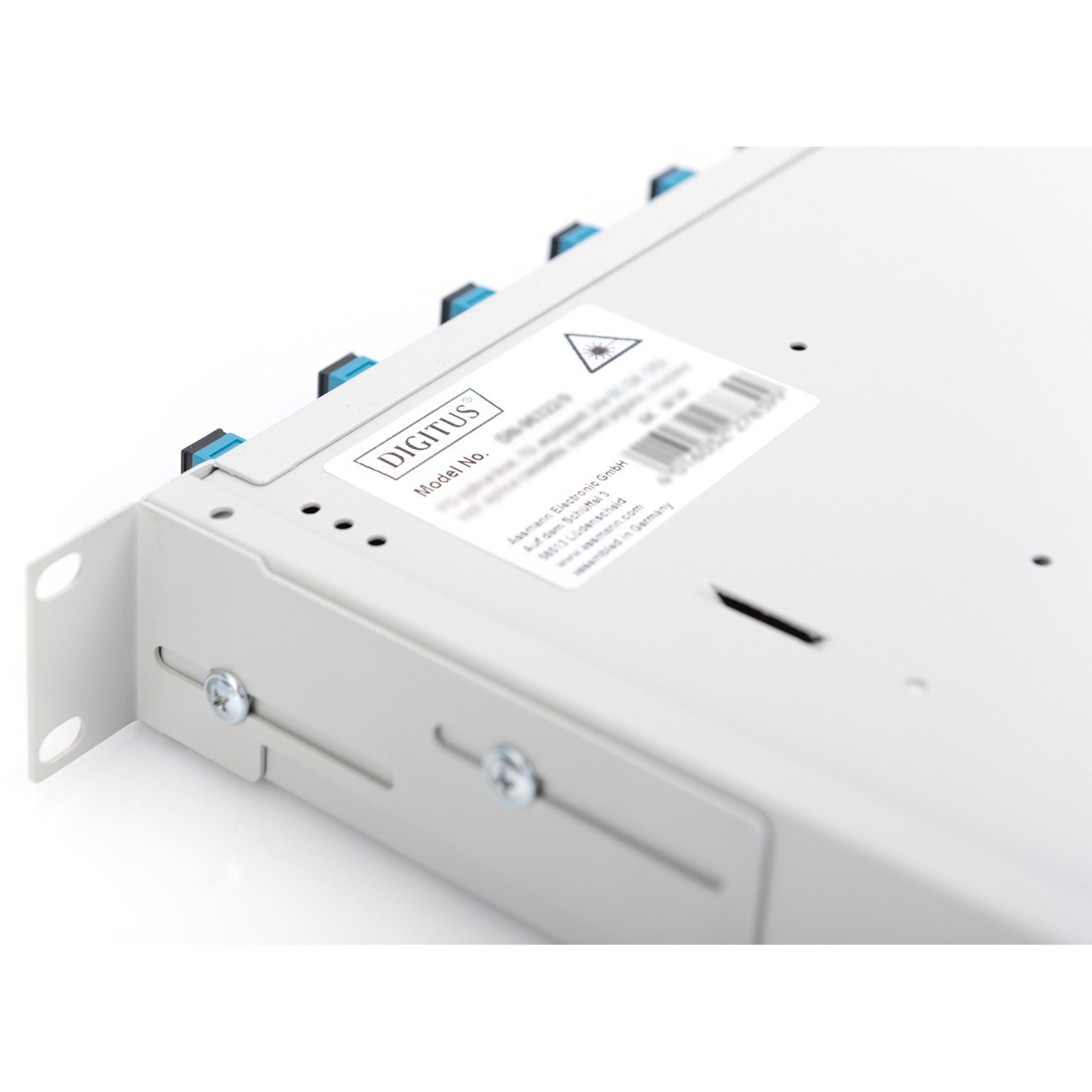 DIGITUS fiber optic splice box 1U unpopulated extendable quick-lock - Indoor steel — Buy in Cyprus with Fast Delivery