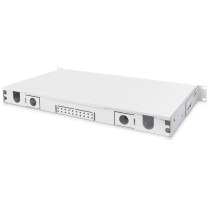 DIGITUS fiber optic splice box 1U unpopulated extendable quick-lock - Indoor steel — Buy in Cyprus with Fast Delivery