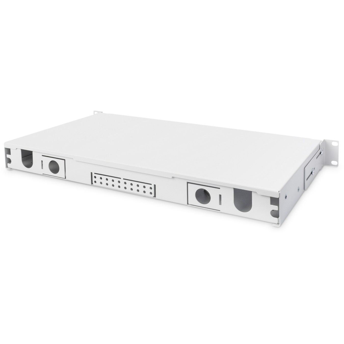 DIGITUS fiber optic splice box 1U unpopulated extendable quick-lock - Indoor steel — Buy in Cyprus with Fast Delivery