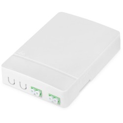 Buy DIGITUS FTTH enclosure with 2 x LC APC couplings - Compact wall-mount fiber ... in Cyprus, Nicosia, Limassol, Larnaka, Pafos