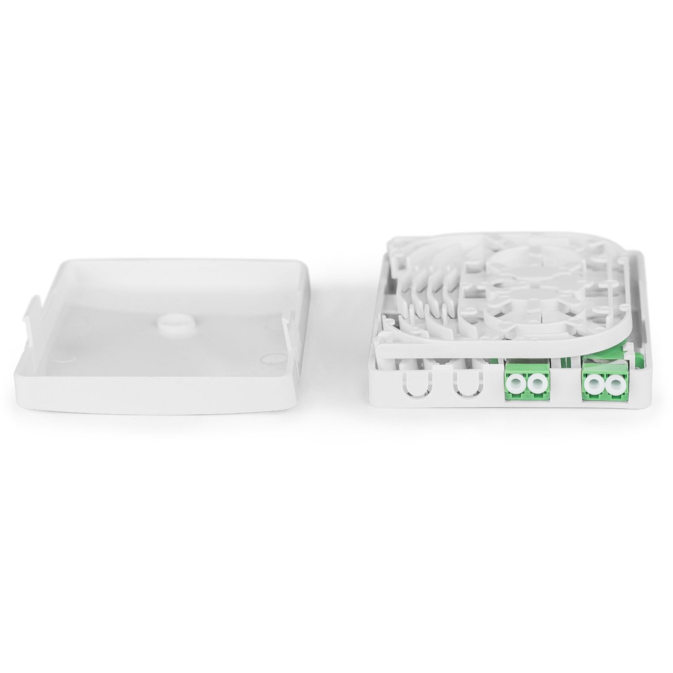 DIGITUS FTTH enclosure with 2 x LC APC couplings - Compact wall-mount fiber housing — Buy in Cyprus with Fast Delivery