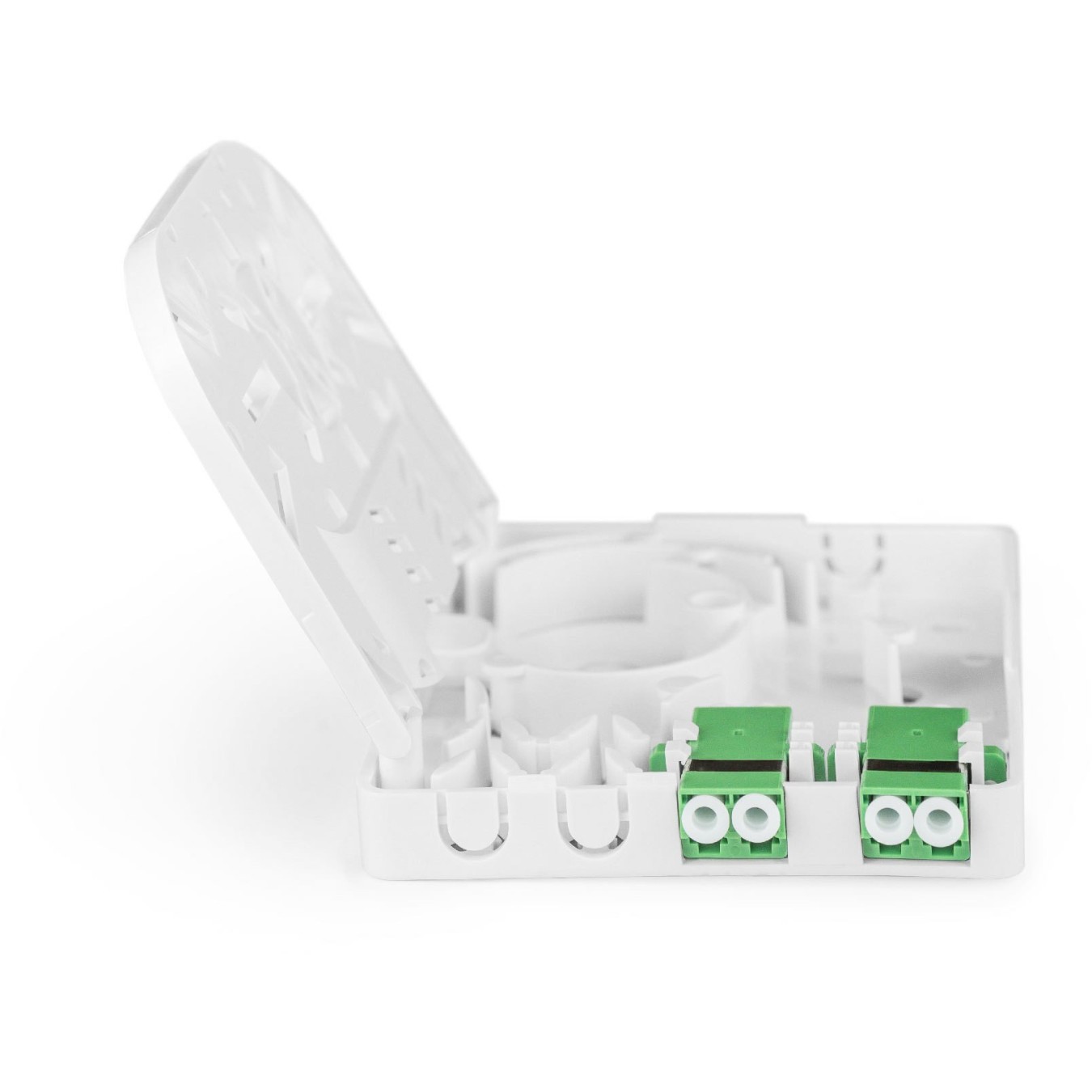 DIGITUS FTTH enclosure with 2 x LC APC couplings - Compact wall-mount fiber housing — Buy in Cyprus with Fast Delivery
