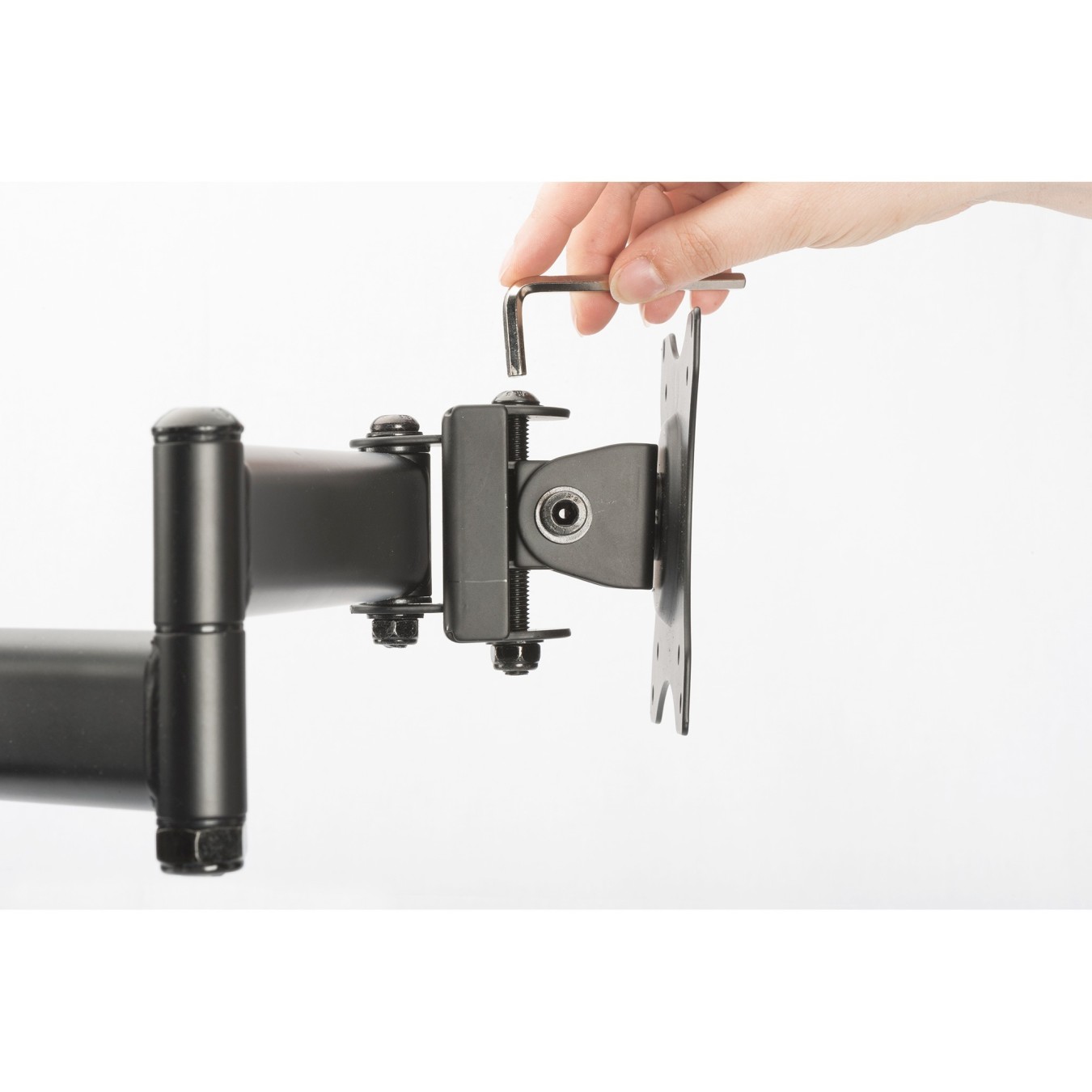 Quad Monitor Stand for 4 Monitors up to 27" - DA-90364 - Black — Buy in Cyprus with Fast Delivery