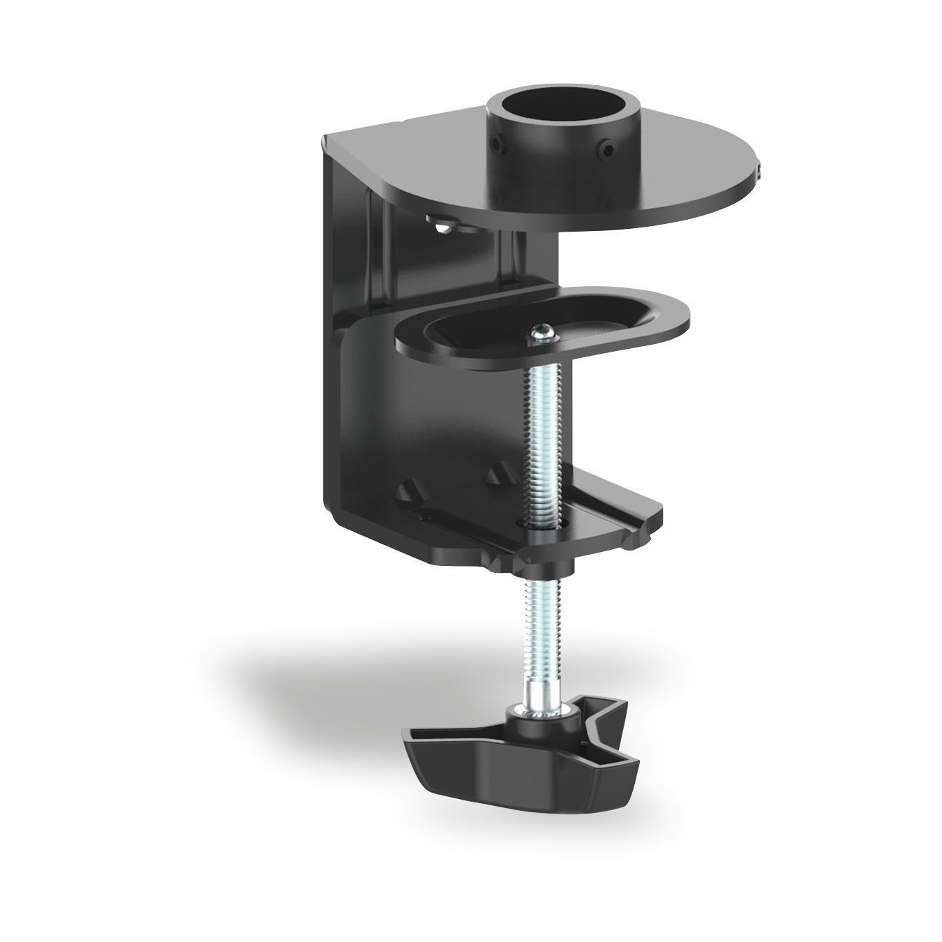 Quad Monitor Stand for 4 Monitors up to 27" - DA-90364 - Black — Buy in Cyprus with Fast Delivery