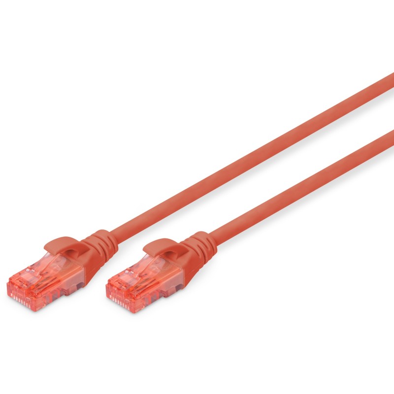 Buy DIGITUS Patchkabel Cat6 U/UTP 2xRJ45 2.0m Red LSZH - Cat6, UTP, RJ-45 Patch ... in Cyprus, Nicosia, Limassol, Larnaka, Pafos
