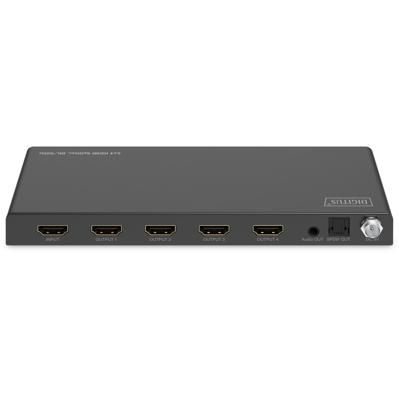 DIGITUS HDMI 1x4 Splitter 8K60Hz Toslink Stereo EDID Control — Buy in Cyprus with Fast Delivery