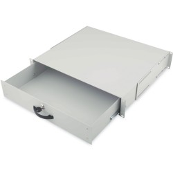 Buy DIGITUS Drawer 2U 483mm - Grey, Lockable - 19 inch Rack Drawer in Cyprus, Nicosia, Limassol, Larnaka, Pafos