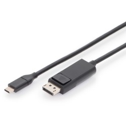 Buy Digitus USB-C to DisplayPort Adapter Cable - DP Alt-Mode, 2.0 m, Silver in Cyprus, Nicosia, Limassol, Larnaka, Pafos