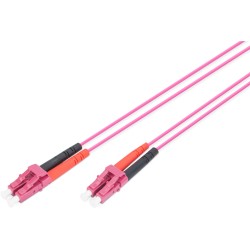 Buy DIGITUS LWL Patchkabel LC - LC 1.00m Multimode Duplex OM4 (Violet) in Cyprus, Nicosia, Limassol, Larnaka, Pafos