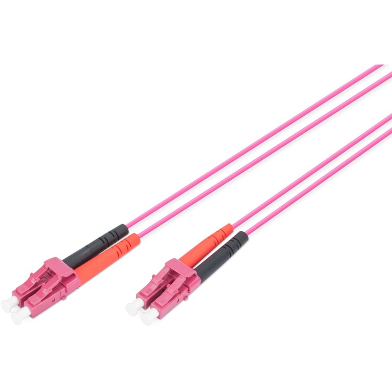 Buy DIGITUS LWL Patchkabel LC - LC 1.00m Multimode Duplex OM4 (Violet) in Cyprus, Nicosia, Limassol, Larnaka, Pafos