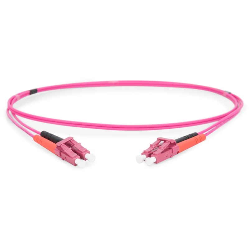 Buy DIGITUS LWL Patchkabel LC - LC 1.00m Multimode Duplex OM4 (Violet) in Cyprus, Nicosia, Limassol, Larnaka, Pafos