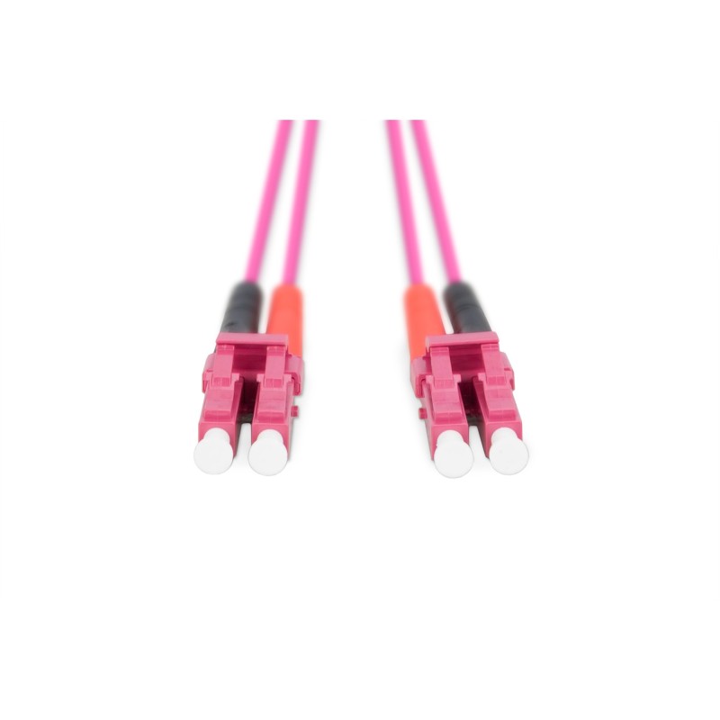 Buy DIGITUS LWL Patchkabel LC - LC 1.00m Multimode Duplex OM4 (Violet) in Cyprus, Nicosia, Limassol, Larnaka, Pafos