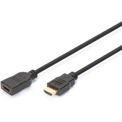 Buy DIGITUS HDMI Extension Cable with Ethernet - 4K - 2 m - Black in Cyprus, Nicosia, Limassol, Larnaka, Pafos