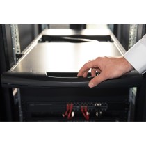 DIGITUS Modular KVM Console 19" TFT, 1-Port VGA & Touchpad - German Keyboard, Black — Buy in Cyprus with Fast Delivery