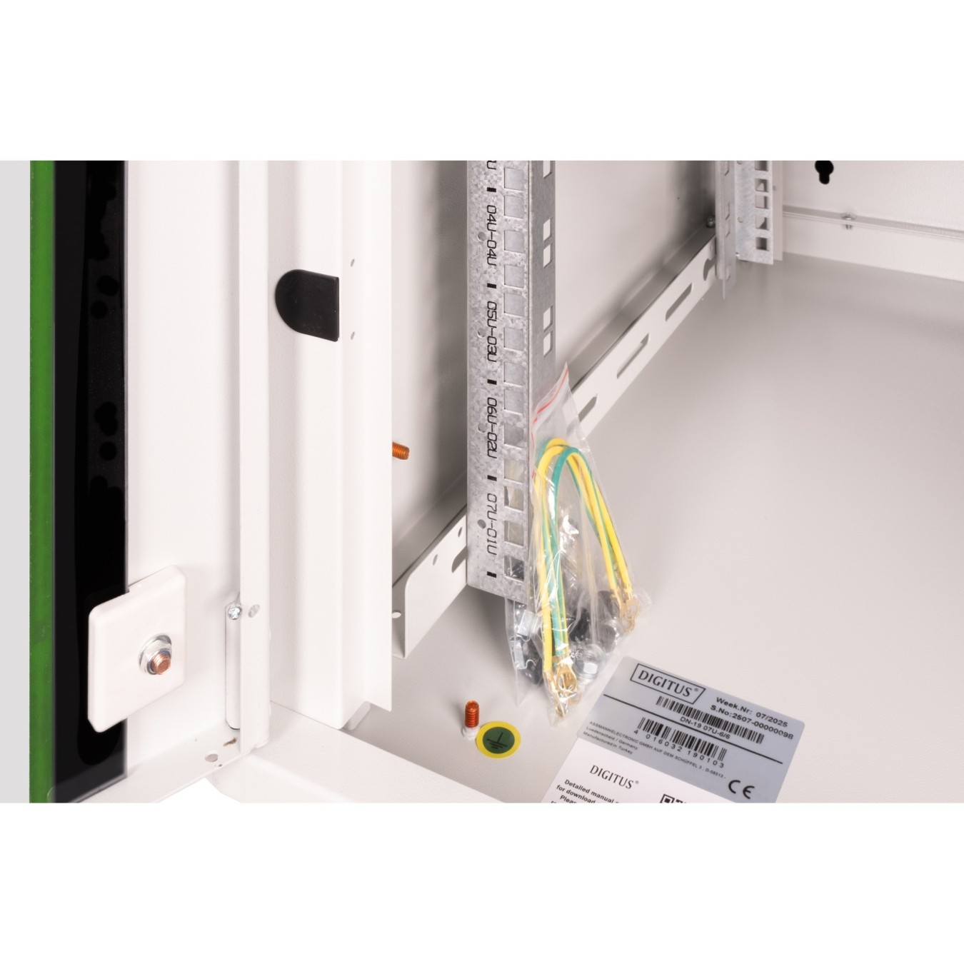 DIGITUS Wall-Mount Rack Enclosure - Unique - (Grey, 7HE, 420x600x600mm) — Buy in Cyprus with Fast Delivery