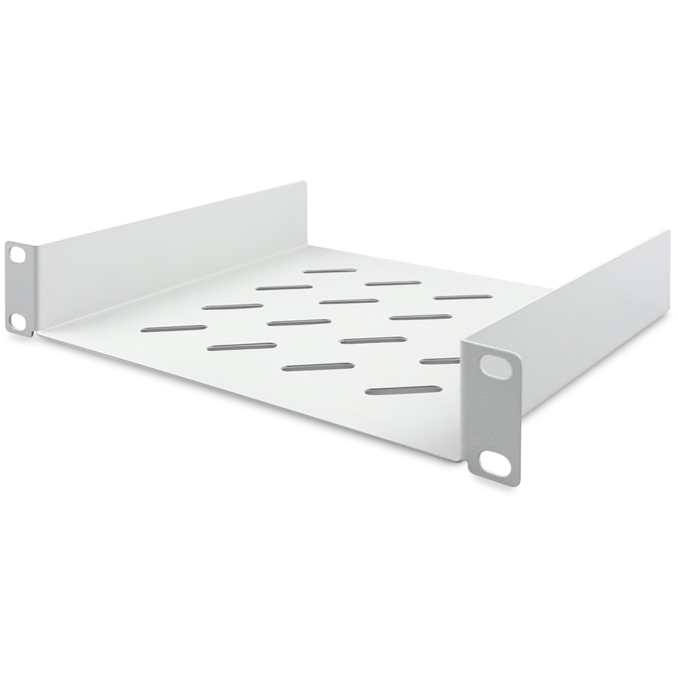 DIGITUS 254 mm depth 1U rack shelf - Grey RAL7035 (1U, 254 mm depth, fits 19'' cabinets) — Buy in Cyprus with Fast Delivery