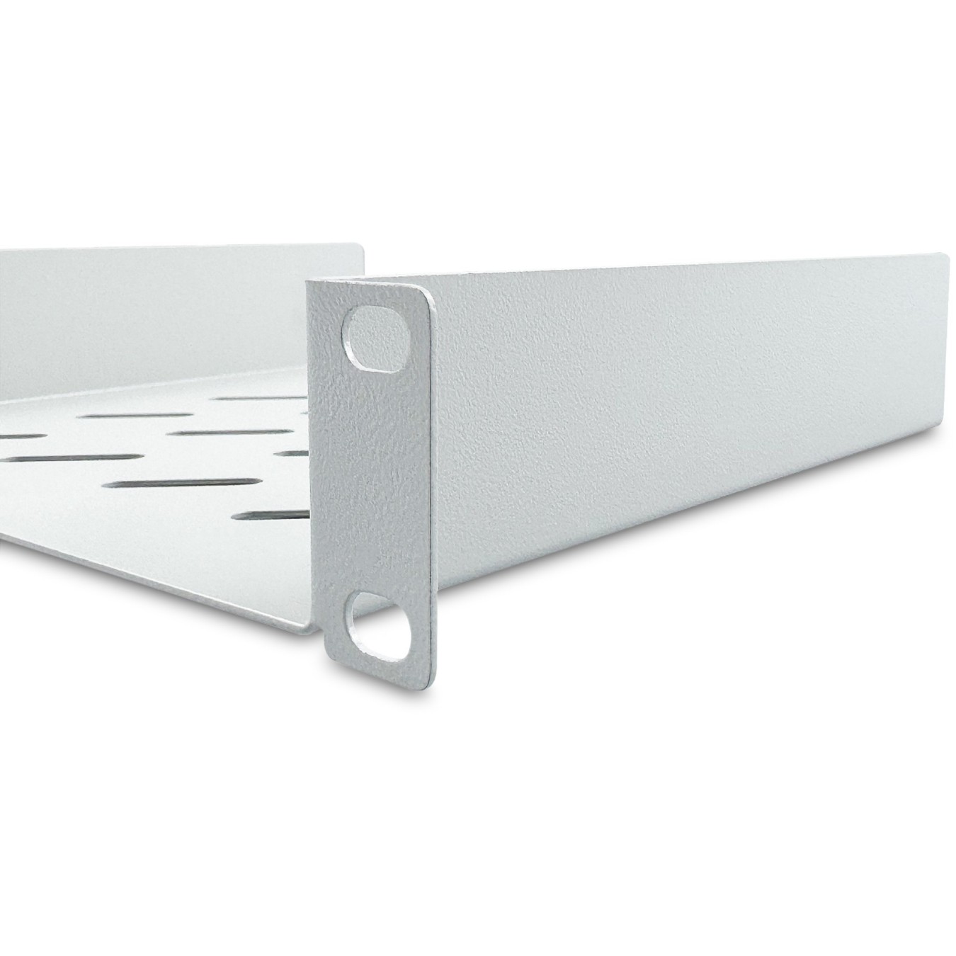 DIGITUS 254 mm depth 1U rack shelf - Grey RAL7035 (1U, 254 mm depth, fits 19'' cabinets) — Buy in Cyprus with Fast Delivery