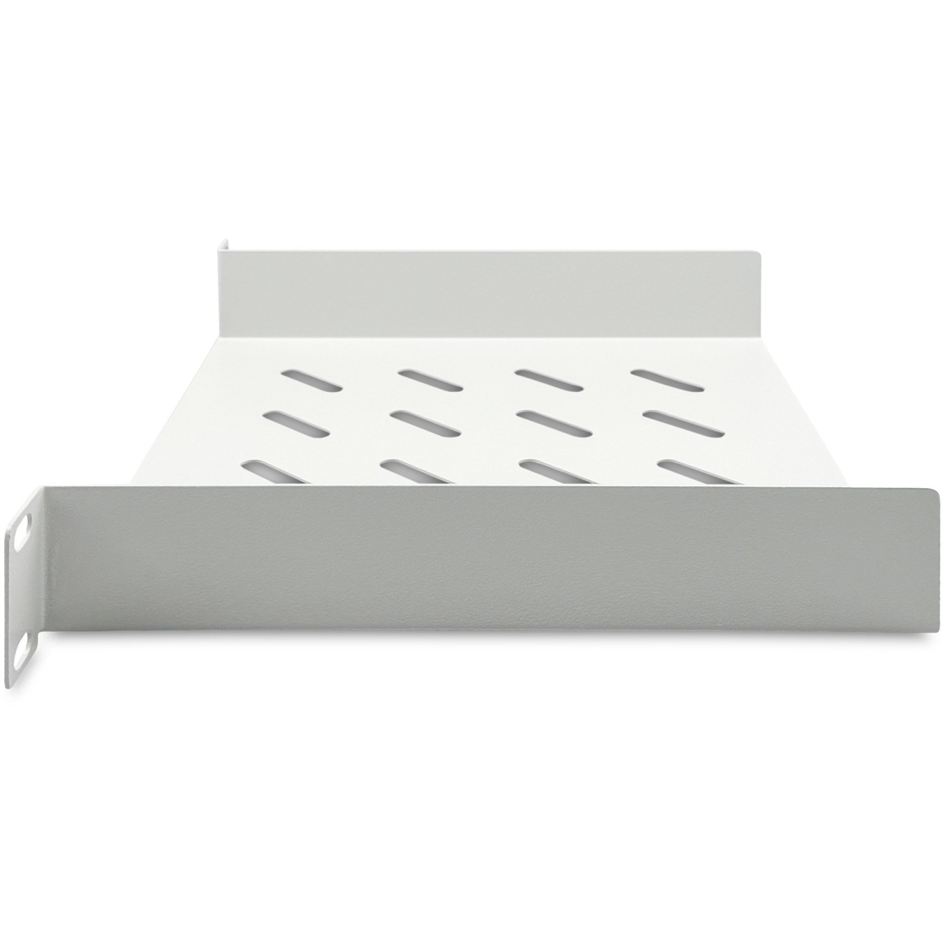 DIGITUS 254 mm depth 1U rack shelf - Grey RAL7035 (1U, 254 mm depth, fits 19'' cabinets) — Buy in Cyprus with Fast Delivery