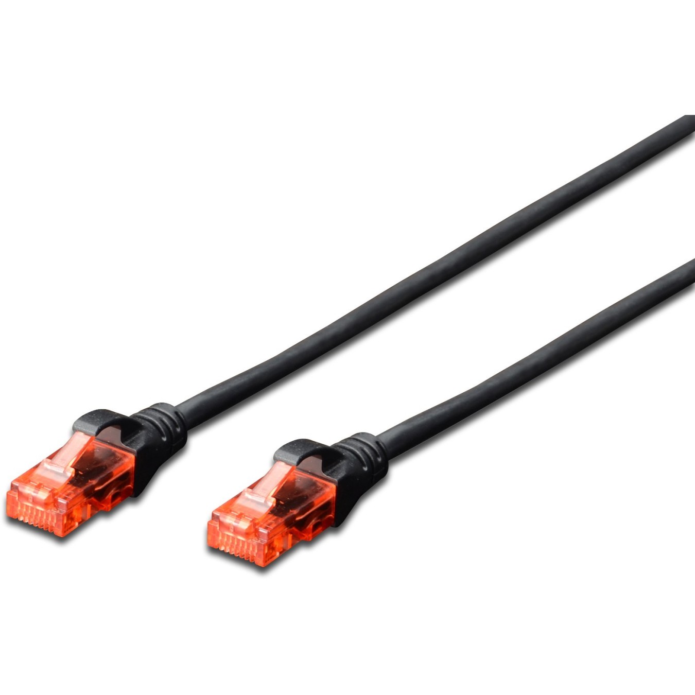 DIGITUS CAT 6 U/UTP Patch Cable - LSZH - 0.25 m - Black — Buy in Cyprus with Fast Delivery