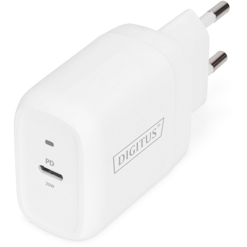 Buy Charger USB-C DIGITUS 20W PD3.0 White in Cyprus, Nicosia, Limassol, Larnaka, Pafos