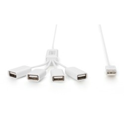 Buy DIGITUS USB Hub 4-Port USB 2.0 - White, 1.0 m Cable in Cyprus, Nicosia, Limassol, Larnaka, Pafos