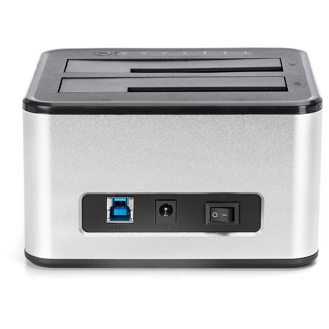 DIGITUS USB Docking Station - 2 Bay SATA HDD/SSD Dock - Silver — Buy in Cyprus with Fast Delivery
