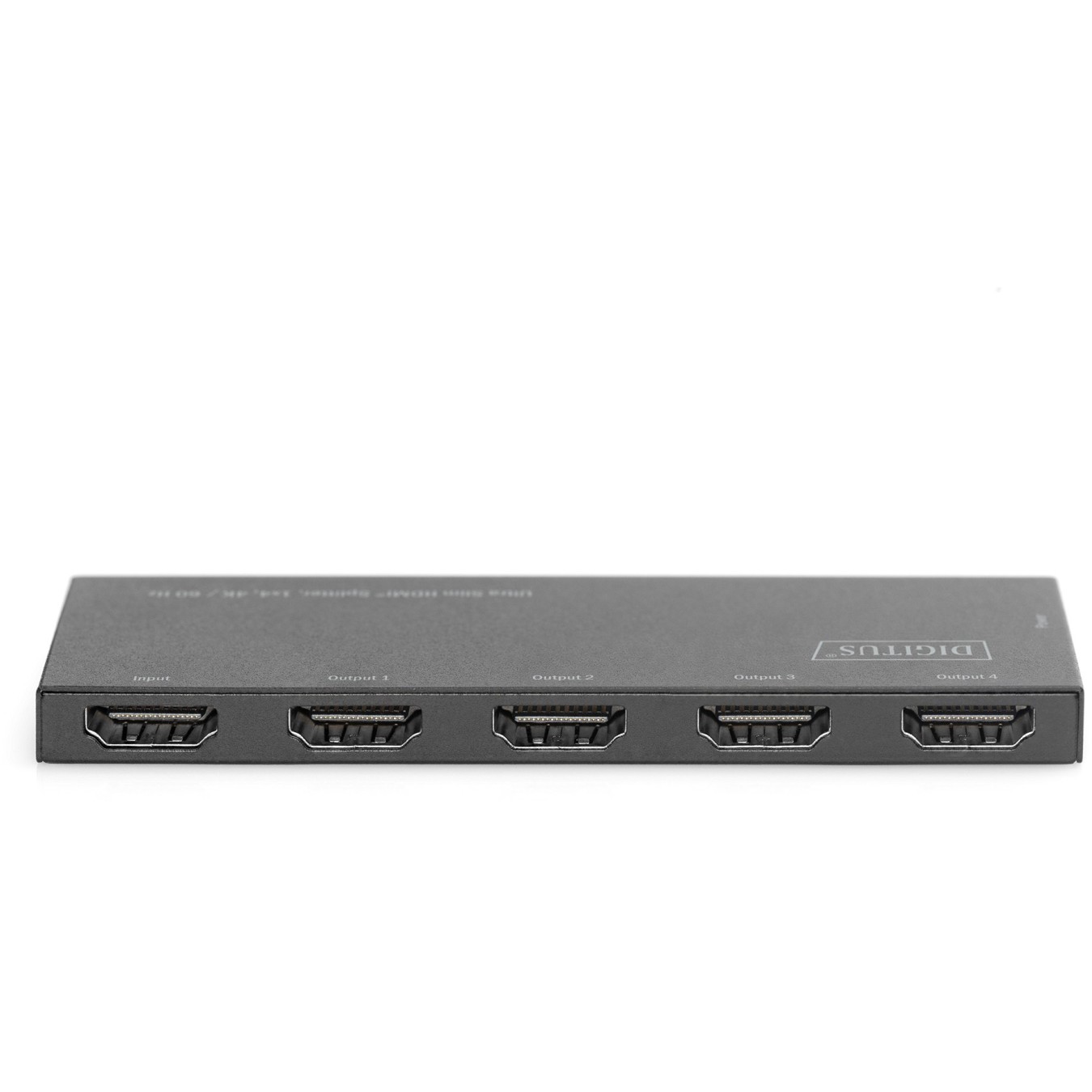 DIGITUS Ultra Slim HDMI Splitter - 1x4, 4K60 Hz, HDMI 1.4, Black — Buy in Cyprus with Fast Delivery