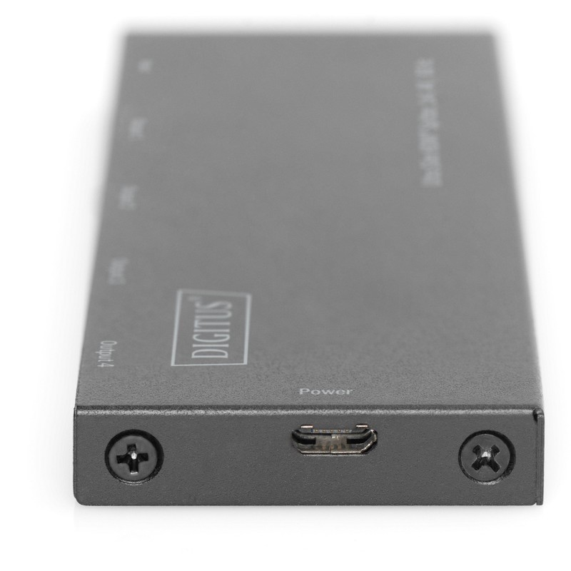 Buy DIGITUS Ultra Slim HDMI Splitter - 1x4, 4K60 Hz, HDMI 1.4, Black in Cyprus, Nicosia, Limassol, Larnaka, Pafos
