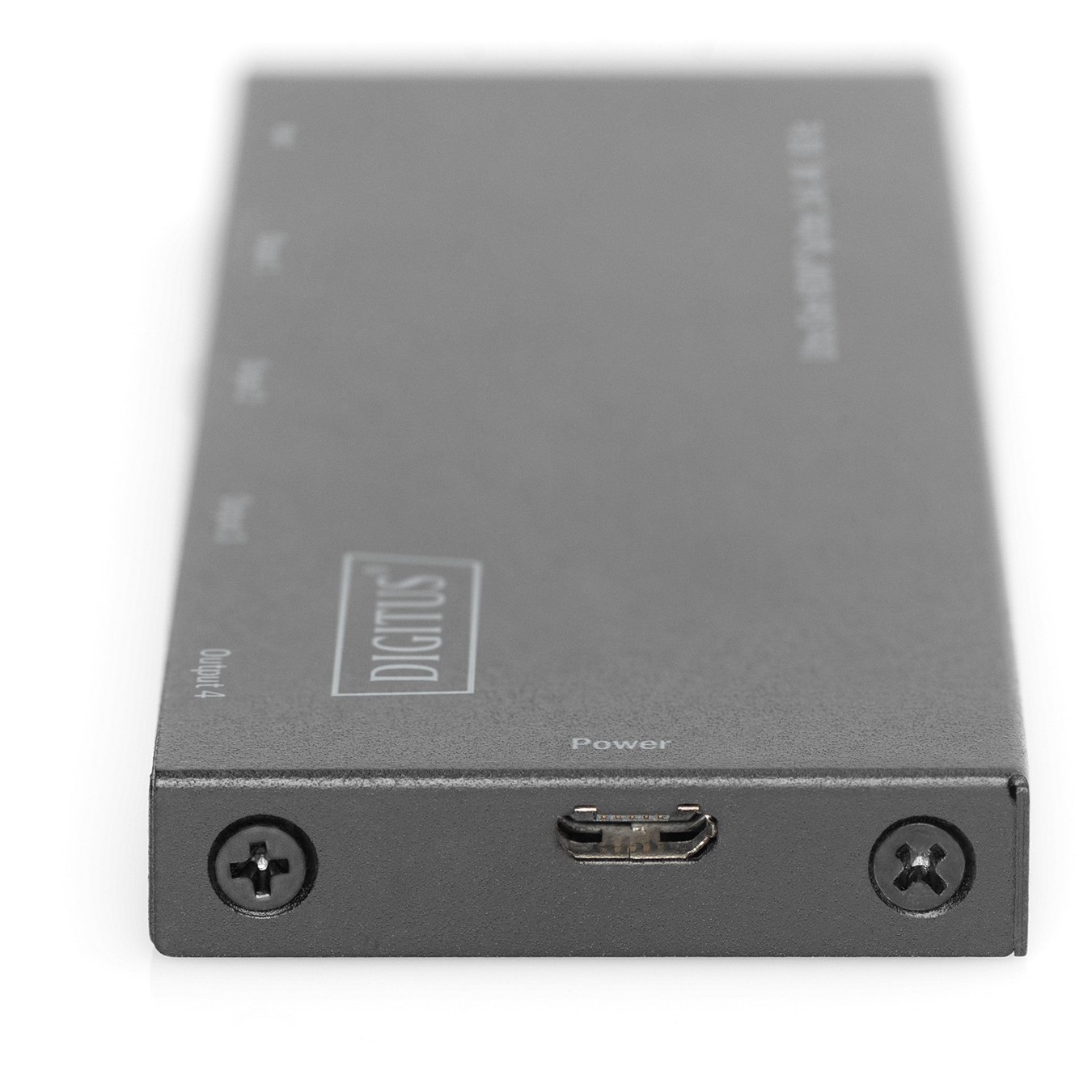 DIGITUS Ultra Slim HDMI Splitter - 1x4, 4K60 Hz, HDMI 1.4, Black — Buy in Cyprus with Fast Delivery
