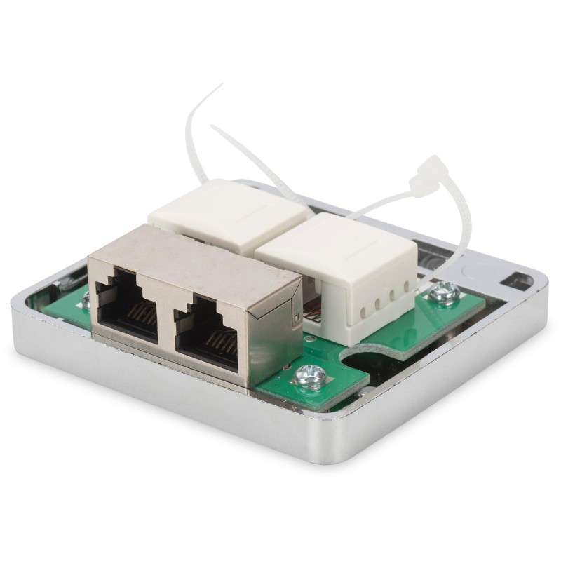 Buy DIGITUS Cat6a 2x Keystone Shielded Surface Mount Box - Shielded enclosure, 2... in Cyprus, Nicosia, Limassol, Larnaka, Pafos