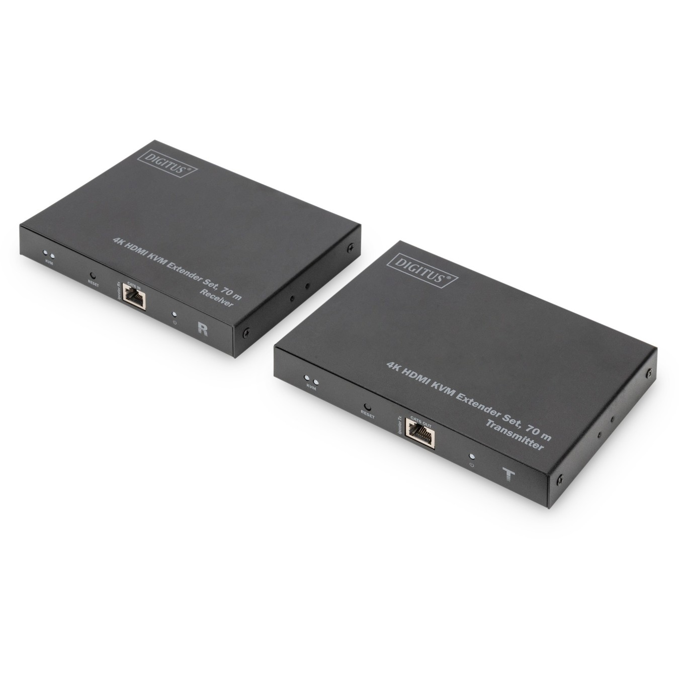 DIGITUS 4K HDMI KVM Extender Set - Black Aluminium - 70 m — Buy in Cyprus with Fast Delivery
