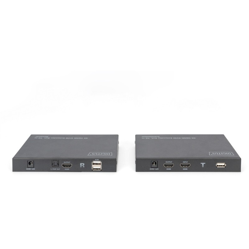 Buy DIGITUS 4K HDMI KVM Extender Set - Black Aluminium - 70 m in Cyprus, Nicosia, Limassol, Larnaka, Pafos