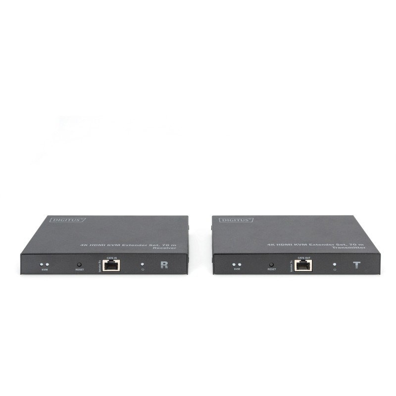 Buy DIGITUS 4K HDMI KVM Extender Set - Black Aluminium - 70 m in Cyprus, Nicosia, Limassol, Larnaka, Pafos