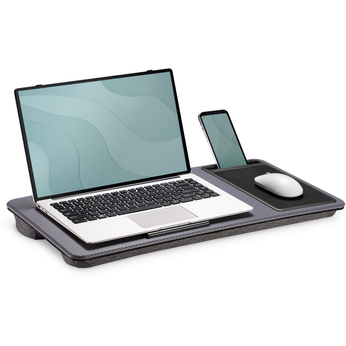 Notebook Desk - Mobile Slot Mousepad - Fits laptops up to 17 inches — Buy in Cyprus with Fast Delivery