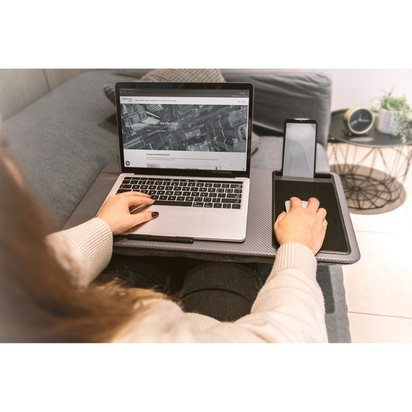 Notebook Desk - Mobile Slot Mousepad - Fits laptops up to 17 inches — Buy in Cyprus with Fast Delivery
