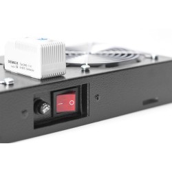 Buy DIGITUS Roof Fan Unit for Wall-Mount Enclosure - 2 Fans - Black in Cyprus, Nicosia, Limassol, Larnaka, Pafos