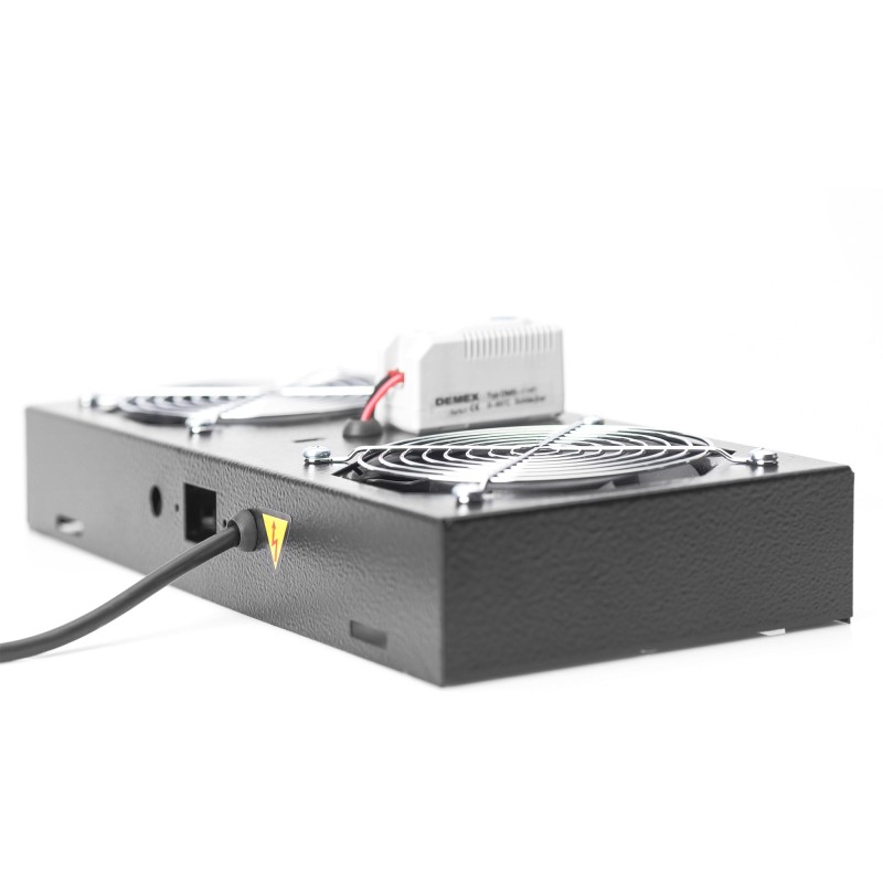 Buy DIGITUS Roof Fan Unit for Wall-Mount Enclosure - 2 Fans - Black in Cyprus, Nicosia, Limassol, Larnaka, Pafos