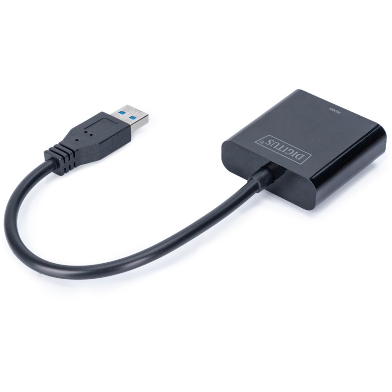 Buy DIGITUS USB-A 3.0 to HDMI Adapter - 1080p (1920x1080) - Black in Cyprus, Nicosia, Limassol, Larnaka, Pafos