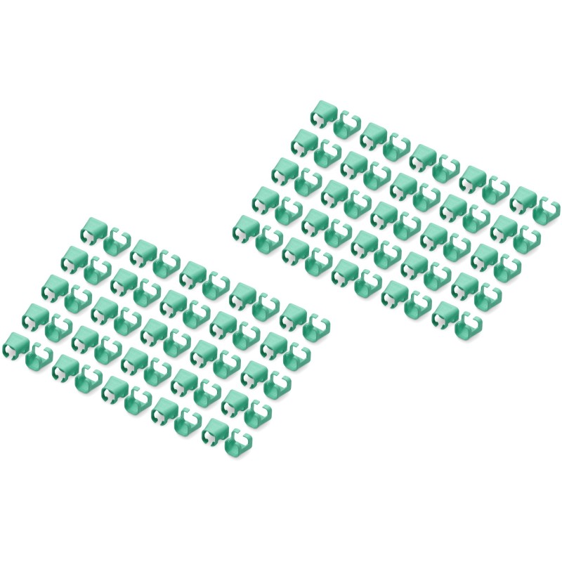 Buy DIGITUS Color Clips for Patch Cables RJ45 - Green - 100 pcs (Cat5e/6) in Cyprus, Nicosia, Limassol, Larnaka, Pafos