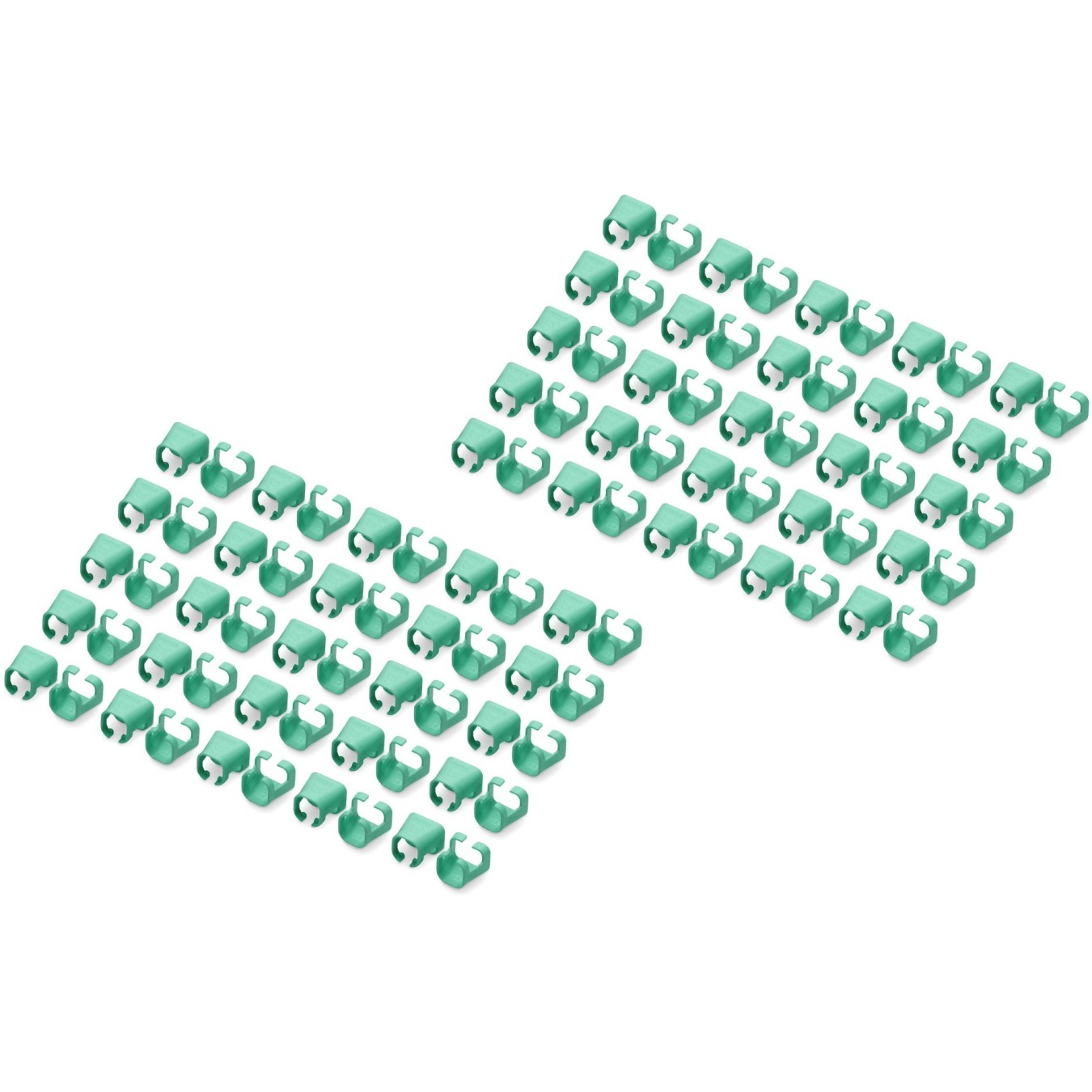 DIGITUS Color Clips for Patch Cables RJ45 - Green - 100 pcs (Cat5e/6) — Buy in Cyprus with Fast Delivery