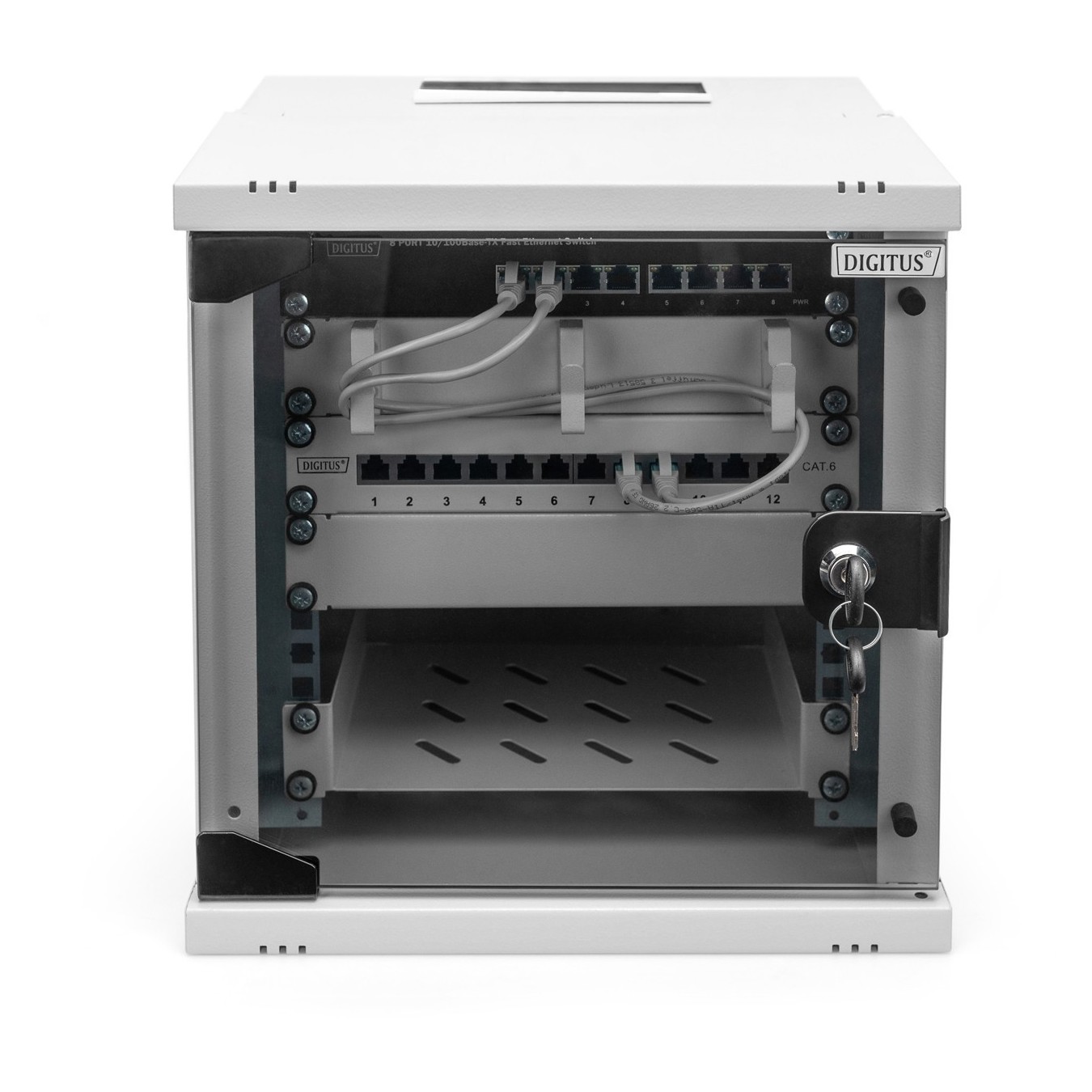 Digitus Wandgehäuse SOHO PRO 6HE - SOHO PRO - Grey, 6U, Wall-Mount, IP20 — Buy in Cyprus with Fast Delivery