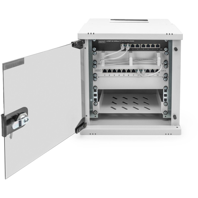Buy Digitus Wandgehäuse SOHO PRO 6HE - SOHO PRO - Grey, 6U, Wall-Mount, IP20 in Cyprus, Nicosia, Limassol, Larnaka, Pafos