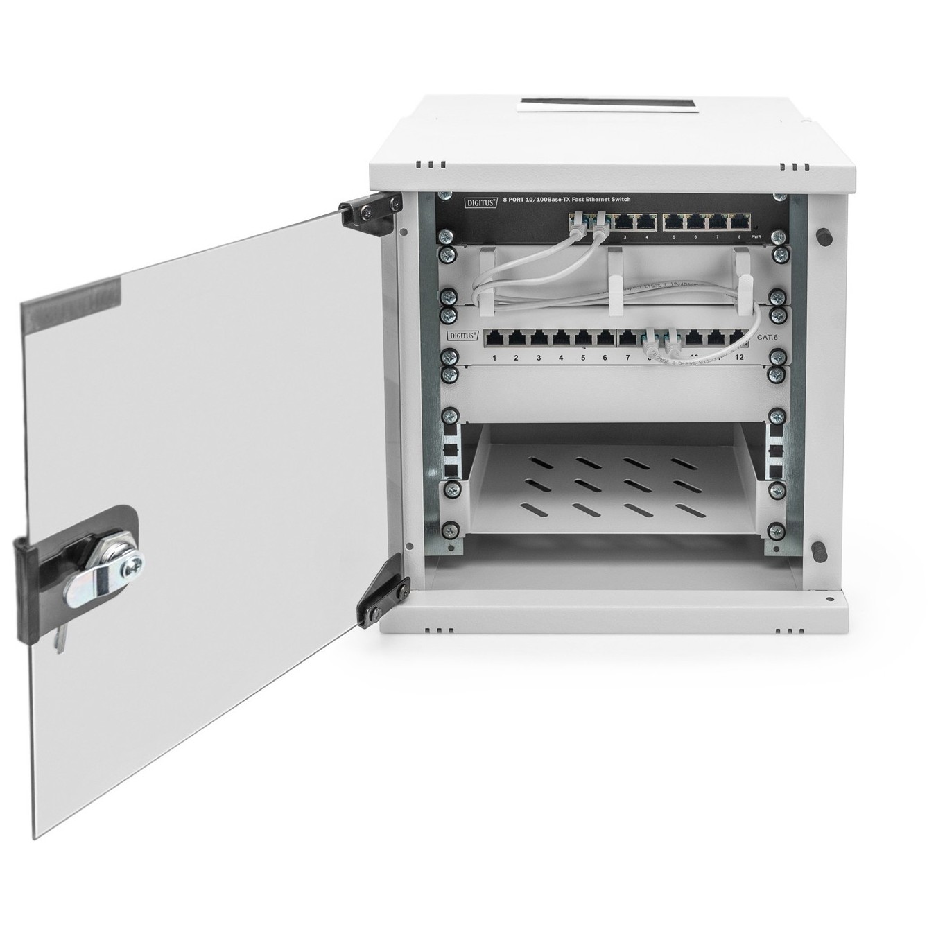 Digitus Wandgehäuse SOHO PRO 6HE - SOHO PRO - Grey, 6U, Wall-Mount, IP20 — Buy in Cyprus with Fast Delivery
