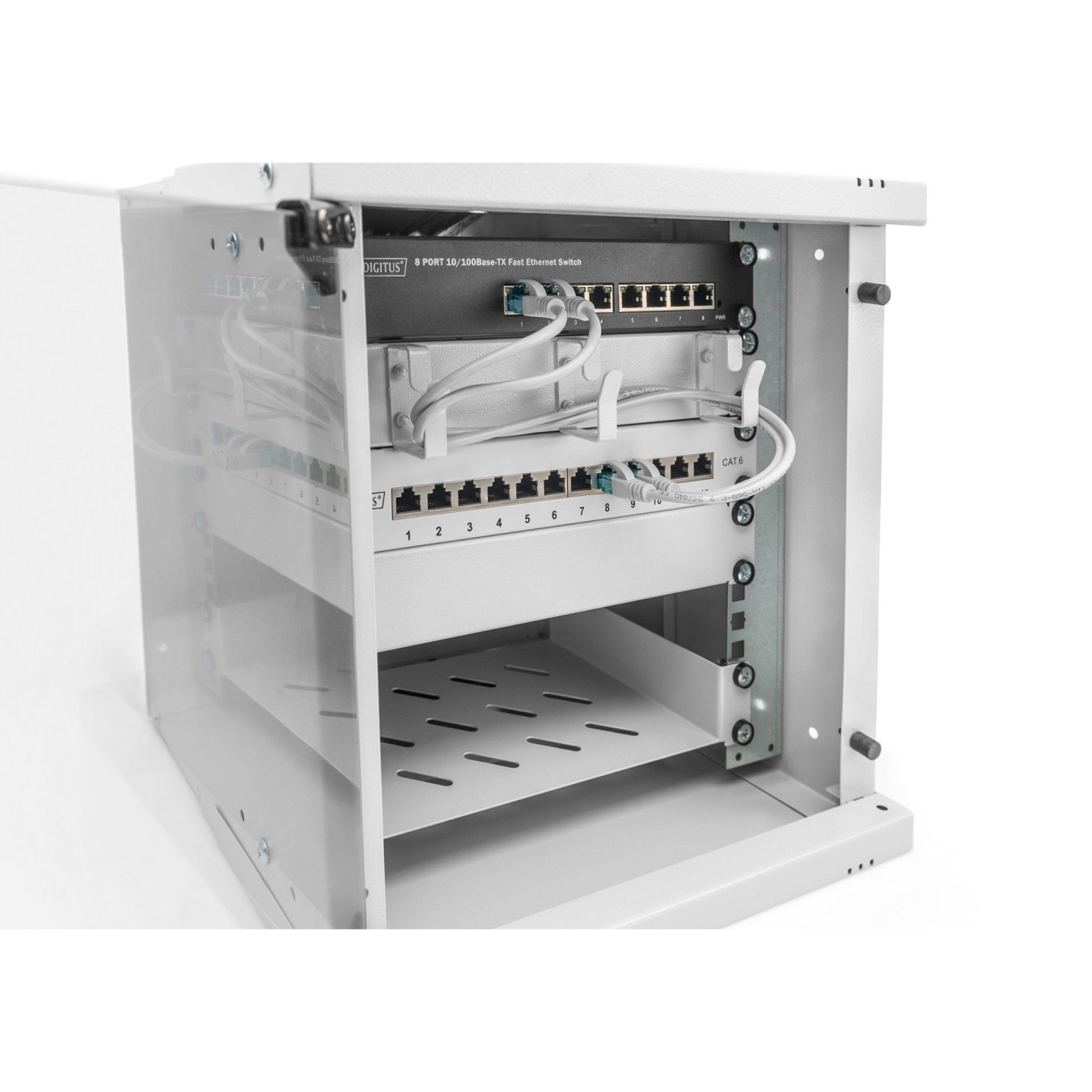 Digitus Wandgehäuse SOHO PRO 6HE - SOHO PRO - Grey, 6U, Wall-Mount, IP20 — Buy in Cyprus with Fast Delivery