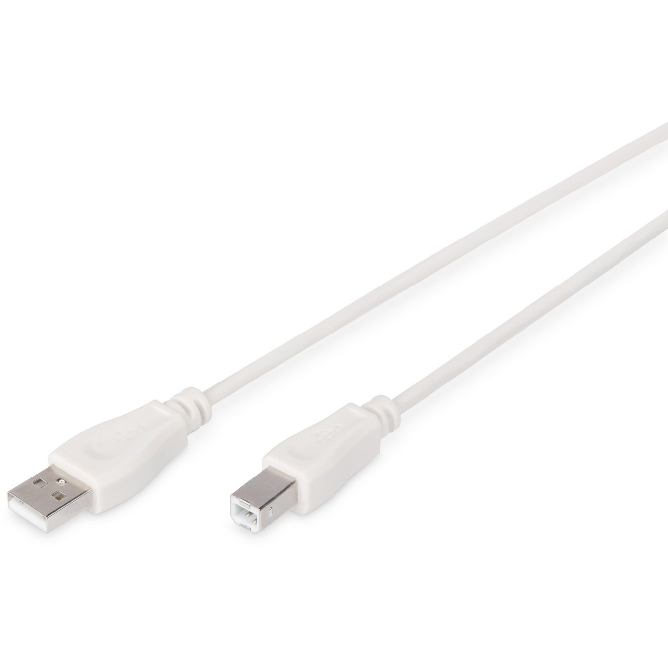 DIGITUS USB 2.0 A to B Cable - Beige, 1.8 m — Buy in Cyprus with Fast Delivery